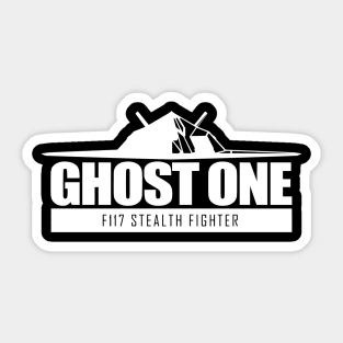 F117 Stealth Fighter - Ghost One Sticker